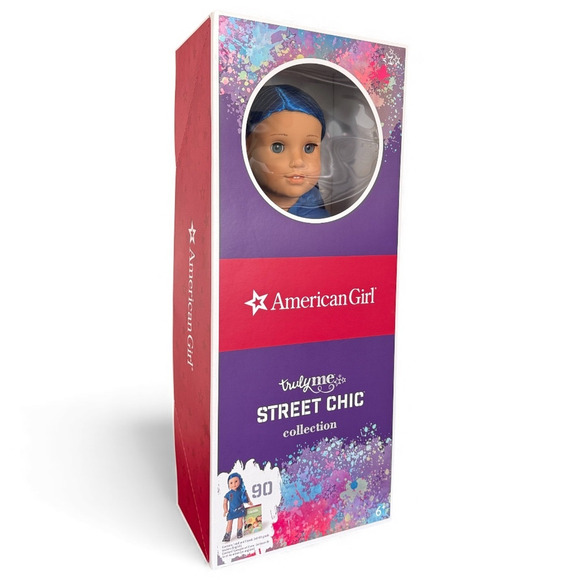 American Girl Truly Me 18" Doll #90 with Long Blue Hair - Picture 2 of 7
